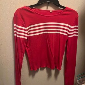 Pac Sun Red Long Sleeve